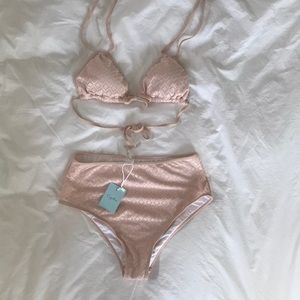 Brand New High Waist Padded Bikini Swim